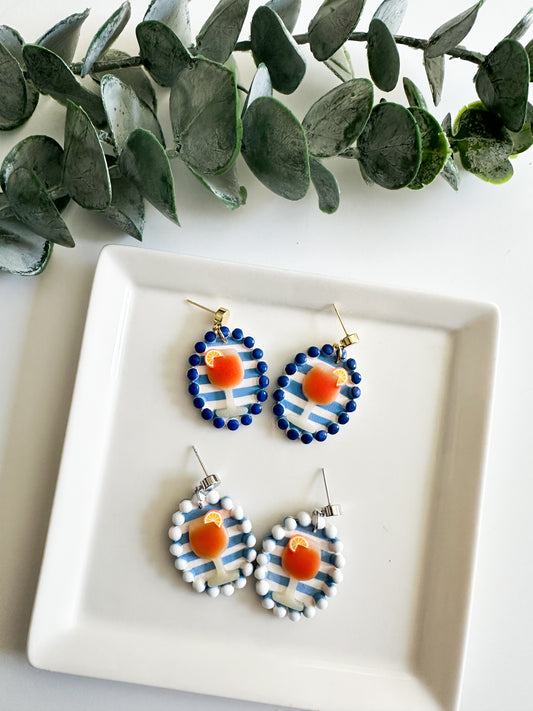 Aperol Spritz Earrings