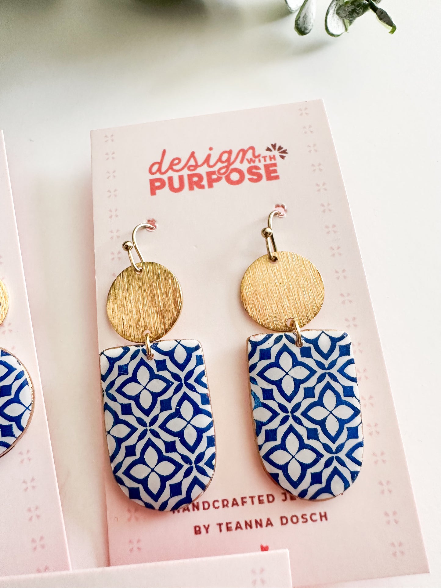 Mediterranean Tile Earrings