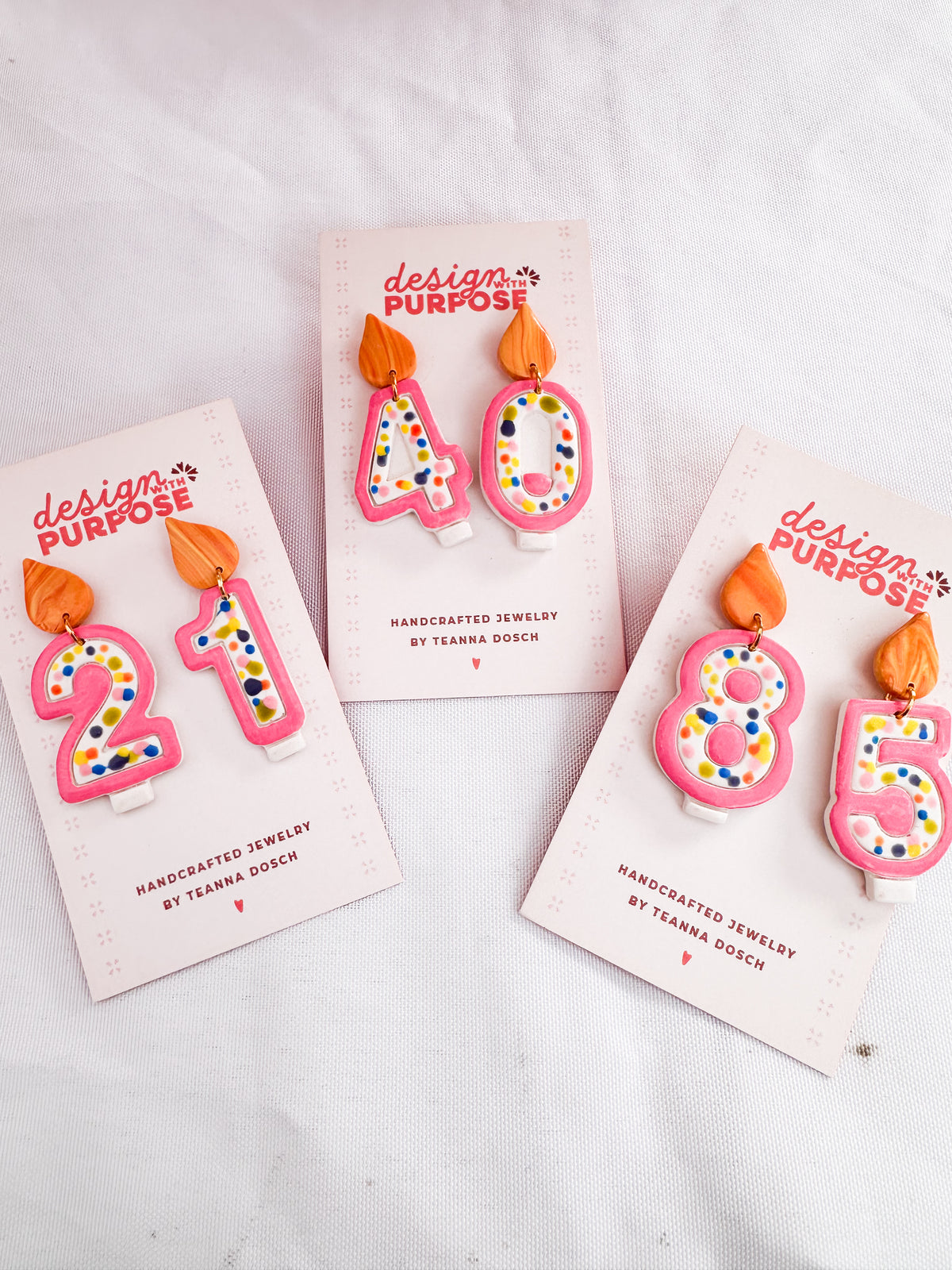 Birthday Candle Earrings