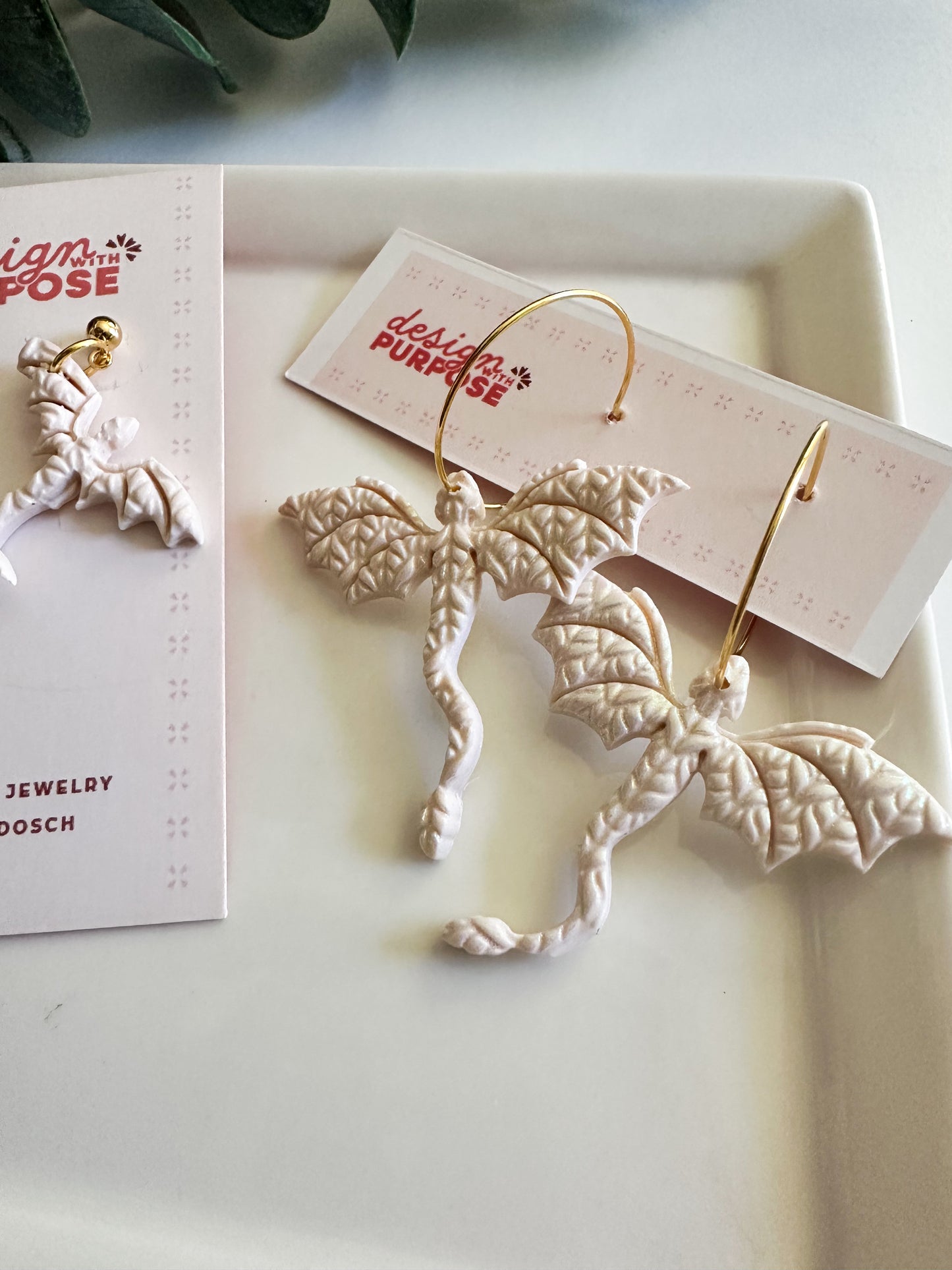 Large Dragon Earrings