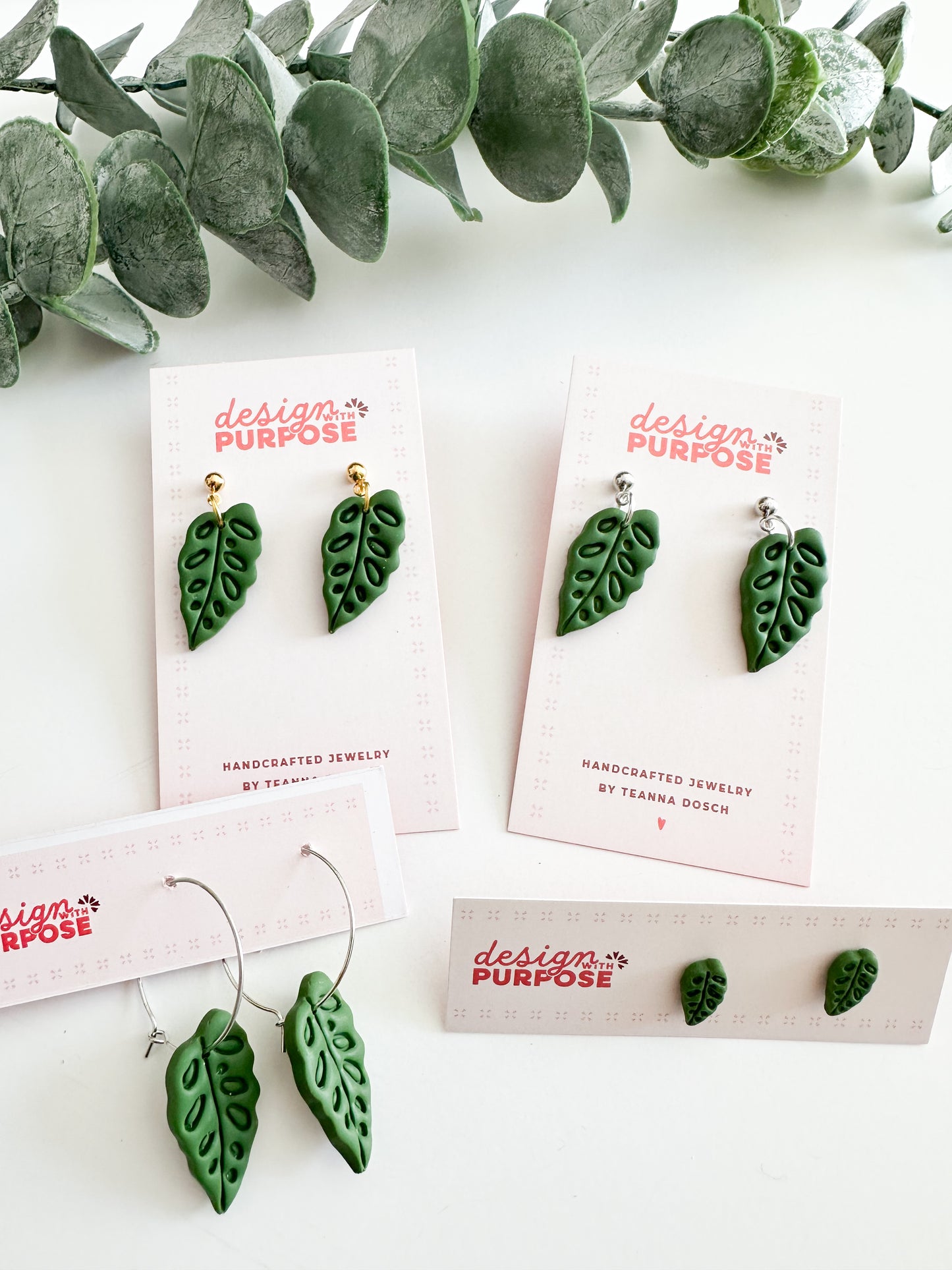 Monsterra Adansonii Earrings
