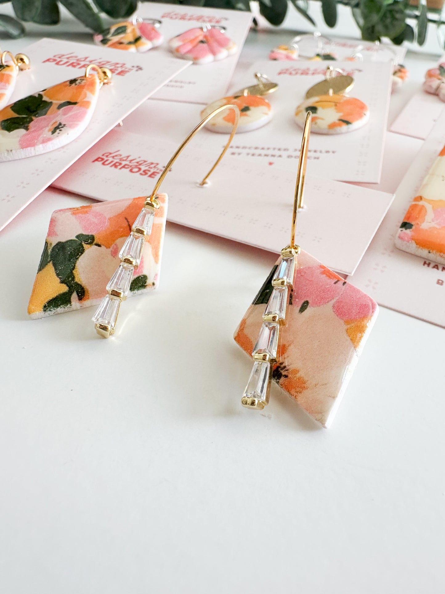 Tropical Floral Earrings