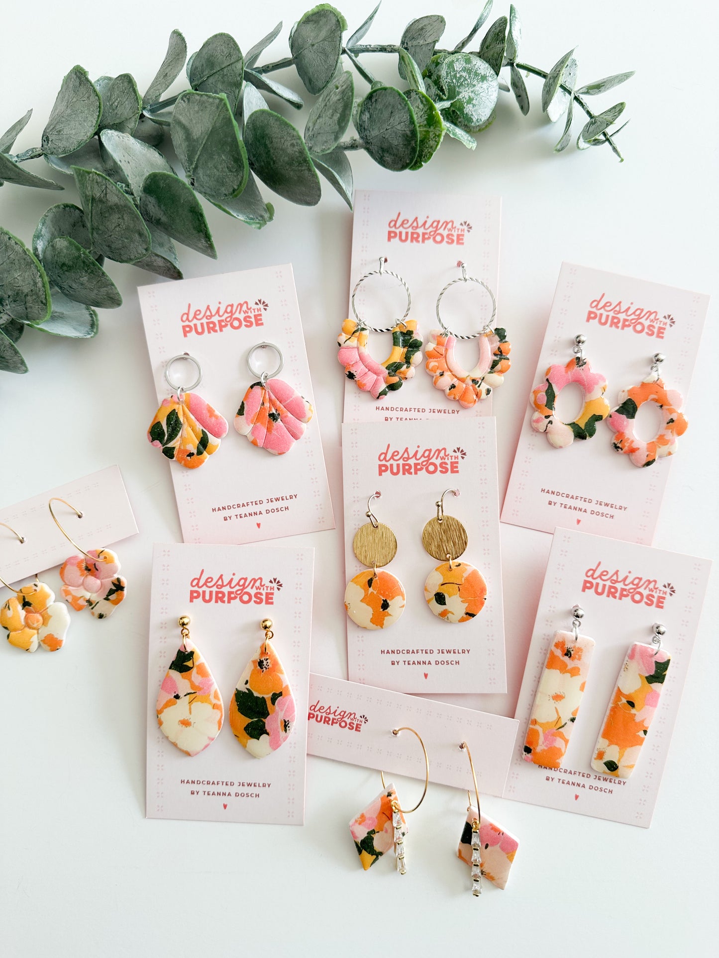 Tropical Floral Earrings