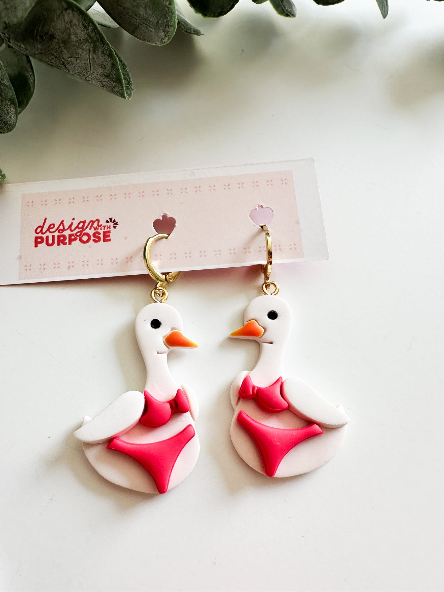 Silly Goose Earrings