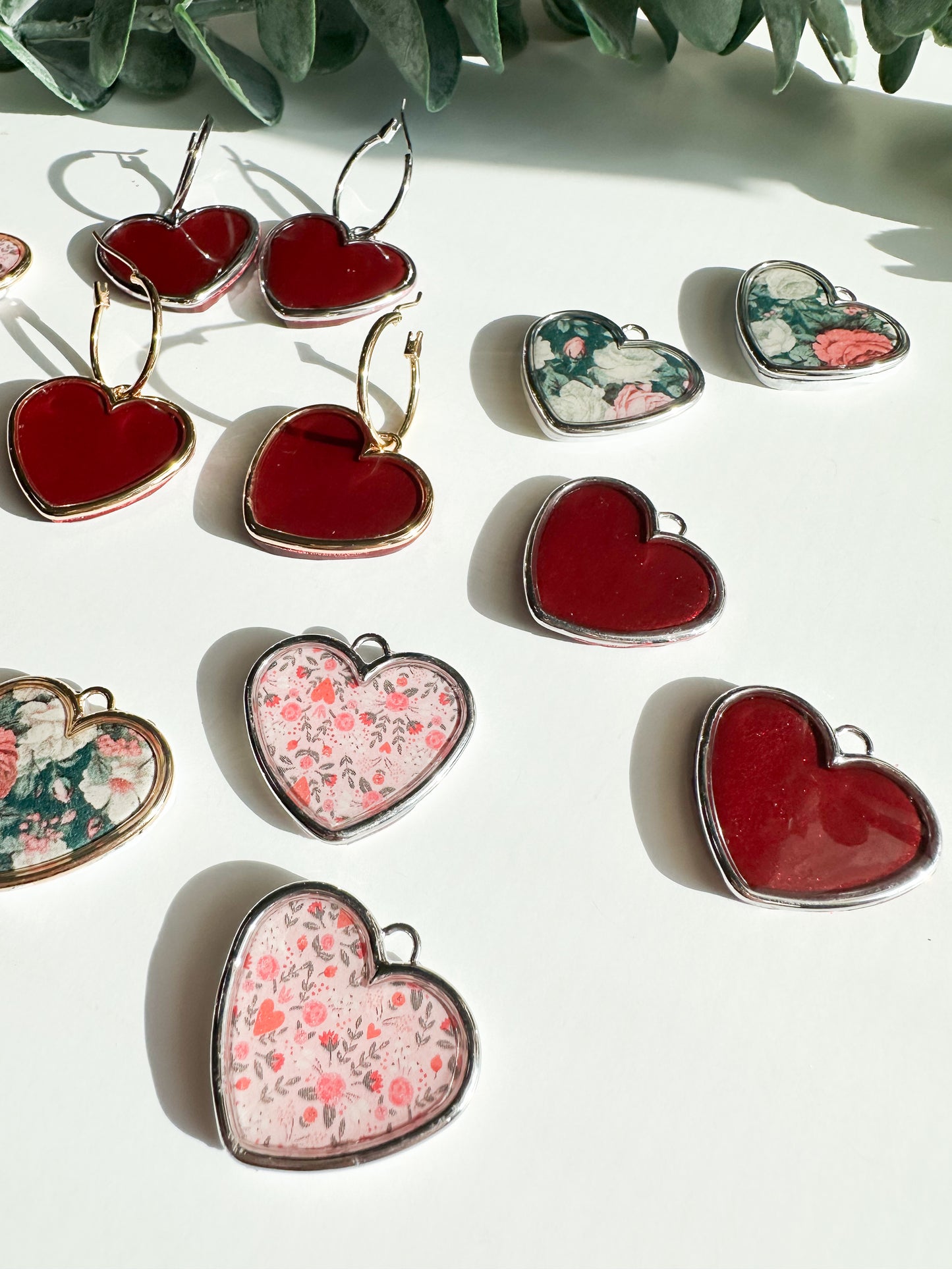 Valentines Heart Charms