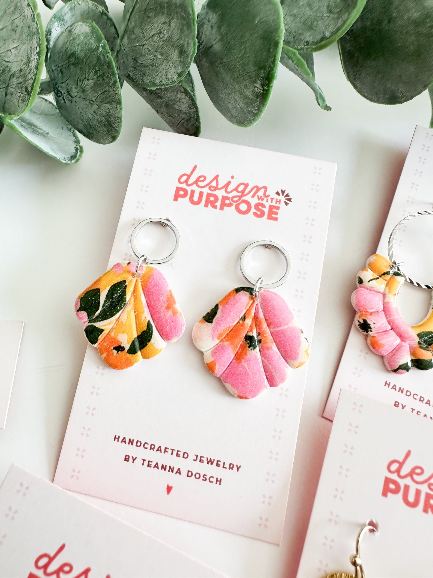Tropical Floral Earrings