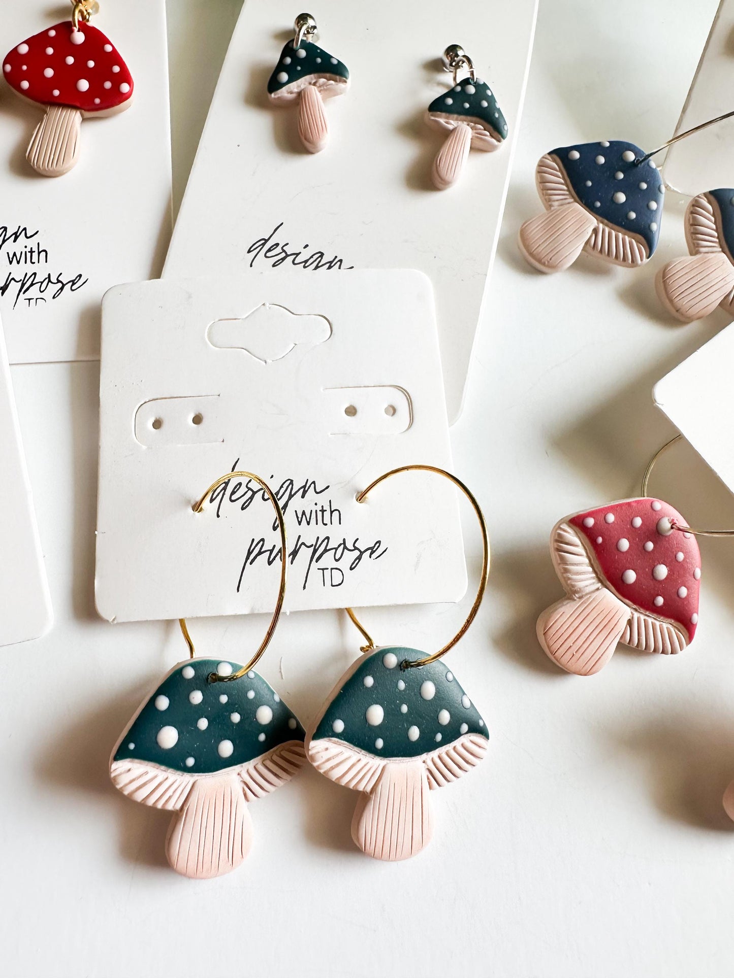 Mushroom Earrings