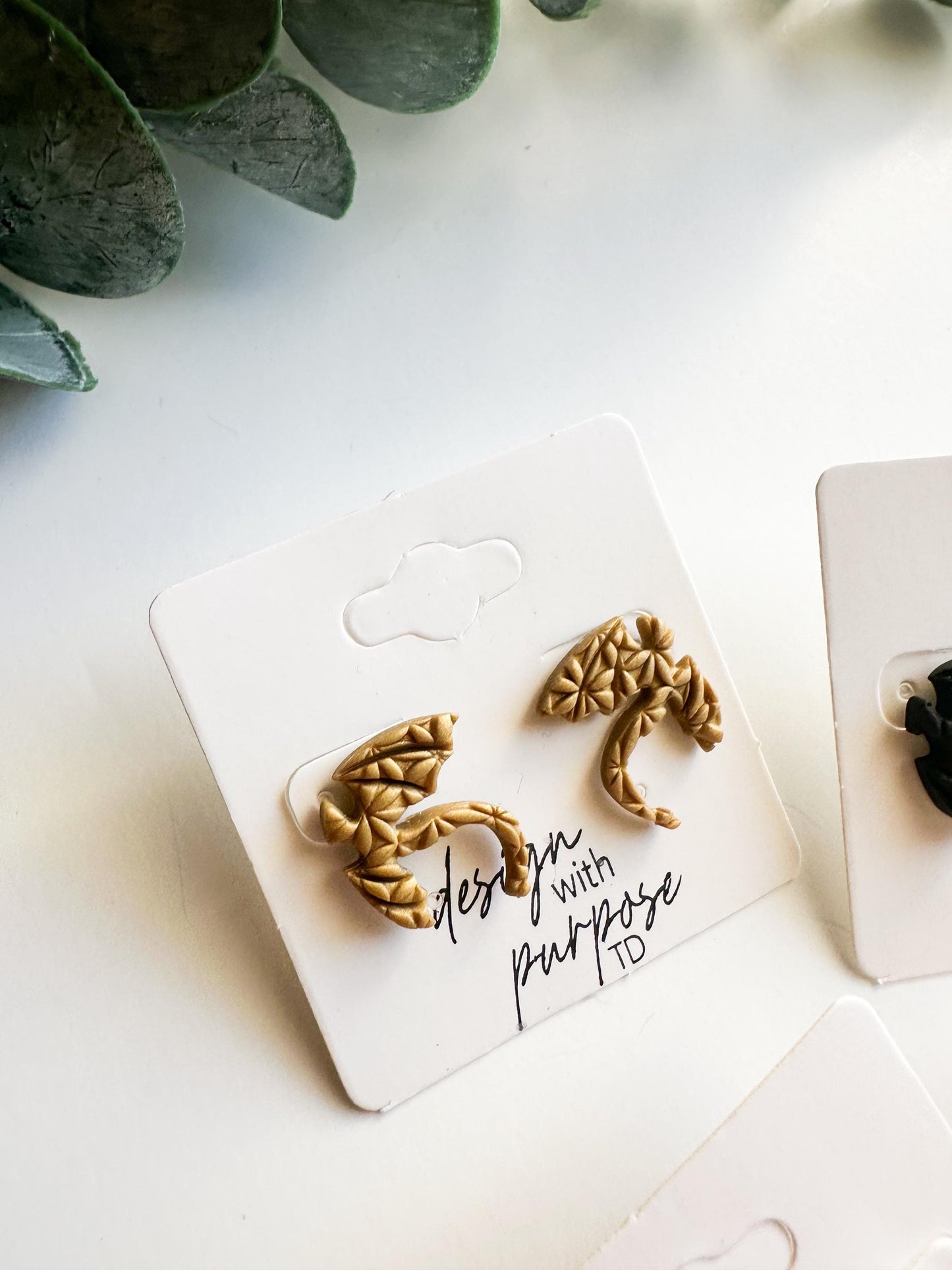 Dragon Stud Earrings