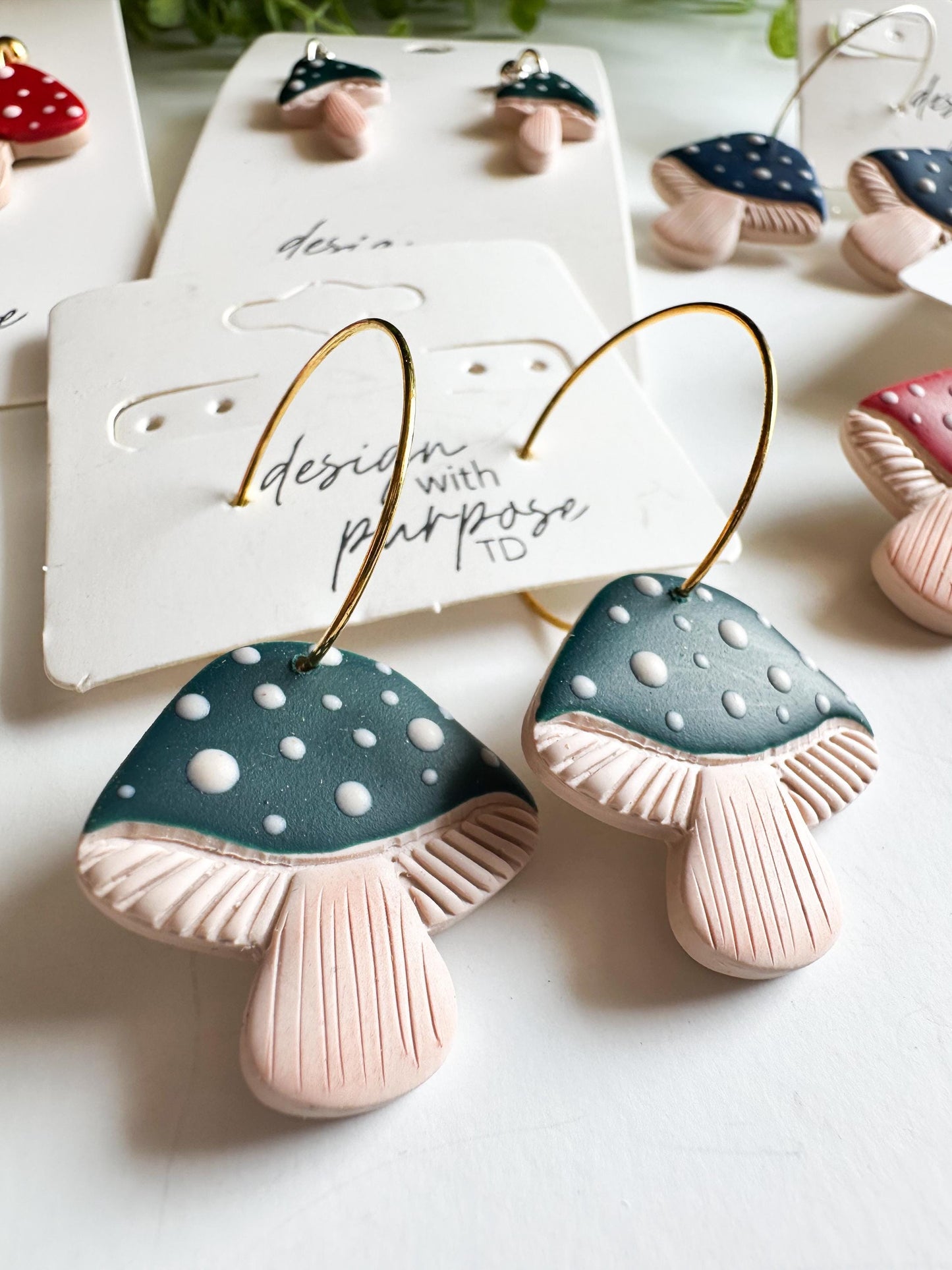 Mushroom Earrings