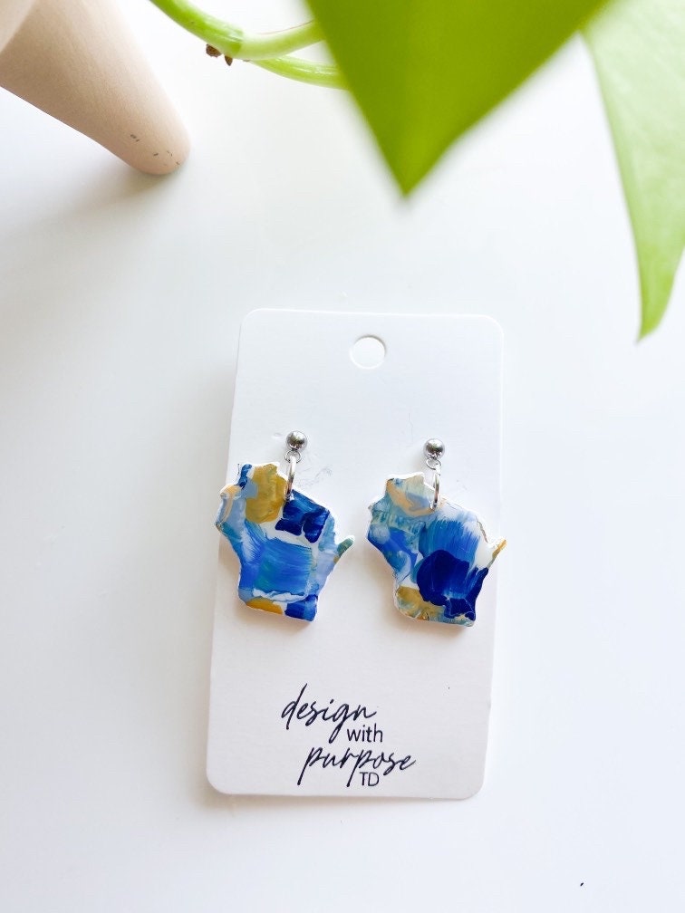 Hand Painted Brewers Earrings